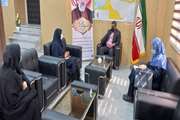 دیدار مدیر کانون پرورش فکری هرمزگان با فرماندار شهرستان بندرلنگه