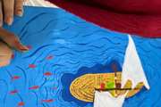 ایستگاه سوم نمایشگاه «سفر به آبی بیکران، خلیج تا ابد فارس» در شهرستان بندر لنگه برپا شد