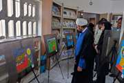 ایستگاه پنجم نمایشگاه نقاشی «سفر به آبی بیکران، خلیج تا ابد فارس» در جزیره هرمز