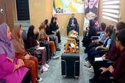 دیدار مربیان و تعدادی از اعضای کانون پرورش فکری کودکان و نوجوانان با فرماندارشهرستان بندر لنگه 
