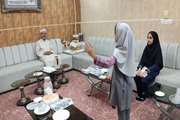 دیدار اعضای مرکز پارسیان با امام جمعه اهل سنت  این شهرستان