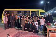 حضور مدیر کل،کارشناسان و مربیان کانون هرمزگان در موکب شهدای دومشهرمیناب