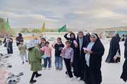 حضور پرشور اعضا مرکز حاجی آباد در همایش پیاده‌روی دختران