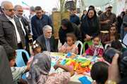حضور وزیر فرهنگ و ارشاد اسلامی در غرفه مرکز هرمز