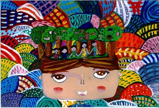 درخشش  مهرتا تورنگ عضو کانون پرورش فکری کودکان و نوجوانان استان هرمزگان در مسابقه بین المللی نقاشی کاناگاوا  ژاپن